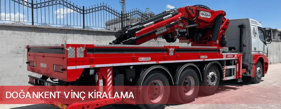 Doğankent İlçemi Vinç Kiralama